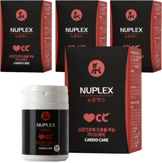 아이앤지메딕스 반려동물 뉴플렉스 영양제, 120정, 심장, 4개