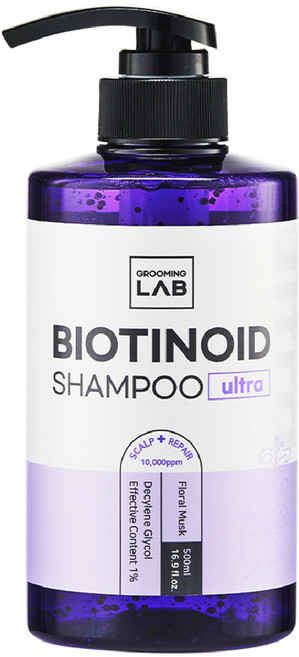 GROOMING LAB 生物素去屑護理洗髮精, 1個, 500ml