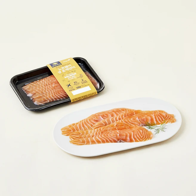 동원 노르웨이 생 훈제연어, 150g, 1개 - 쿠팡