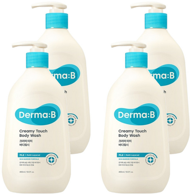 더마비 크리미 터치 바디워시, 400ml, 4개