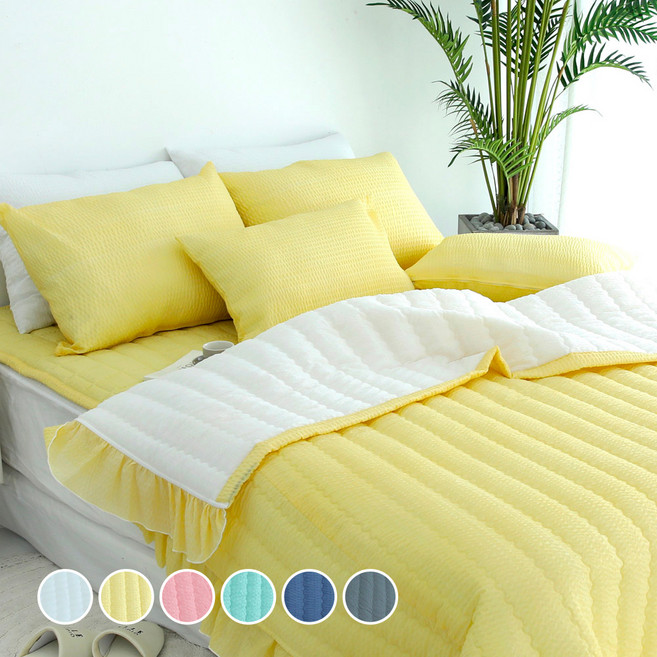 스코홈 심쿵 시어서커 침구 세트