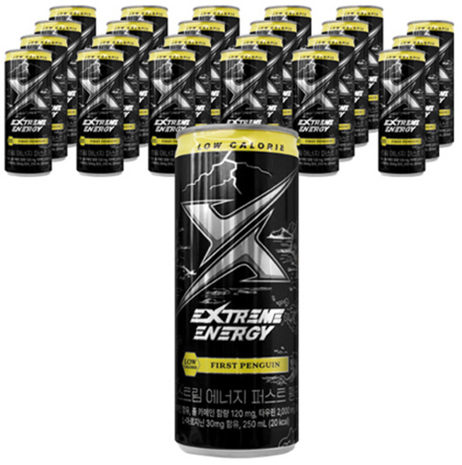 익스트림 에너지 퍼스트 펭귄, 250ml, 24개