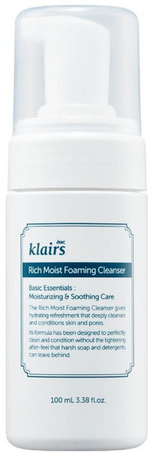 클레어스 리치 모이스트 포밍 클렌저, 100ml, 1개