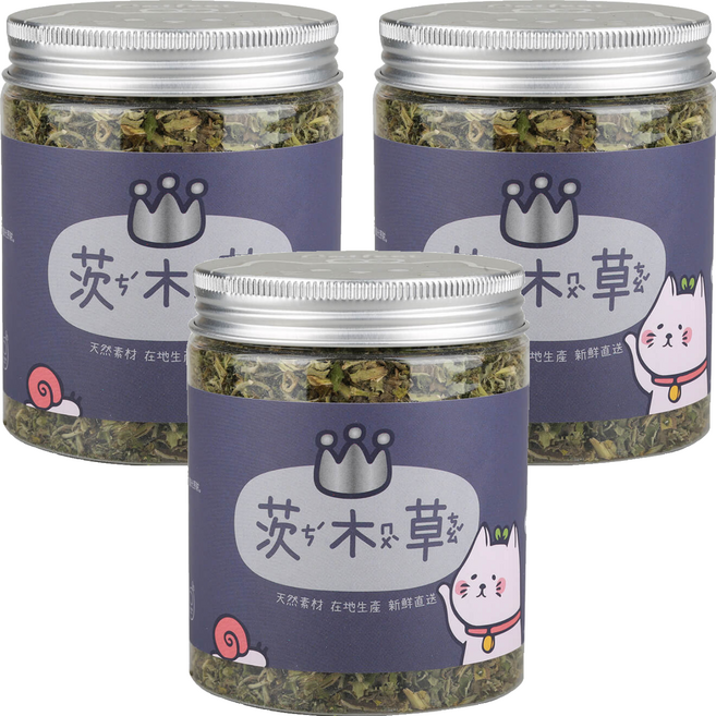 Catfeet 茨木草 特選貓薄荷 銀罐, 貓薄荷, 230ml, 3罐