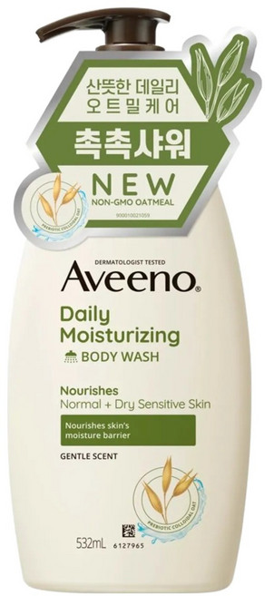 Aveeno 燕麥保濕沐浴露, 532ml, 1瓶