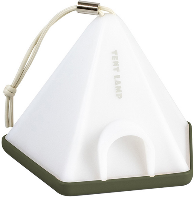 aibo 露營帳篷小夜燈 ZAY-L05 1200mAh 電池 USB充電, 軍綠色