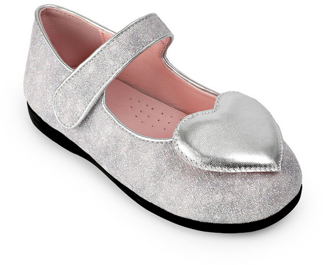 빔보빔바 여아용 샤이닝 하트 메리제인 신발