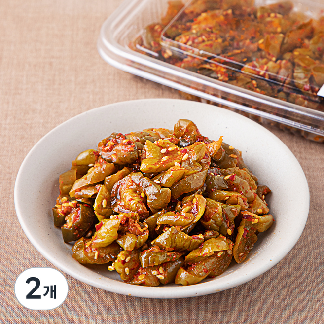 식탁위의사계 아삭 오이지 무침, 110g, 2개