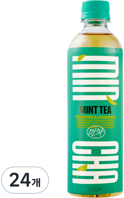 클룹 민차 페퍼민트 쿨링 허브티, 24개, 500ml