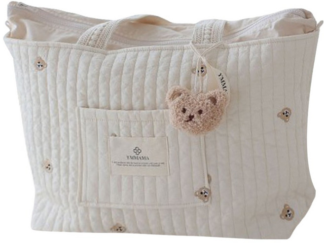 Ymmama 絎縫尿布包 Big Yum Bag, 大熊
