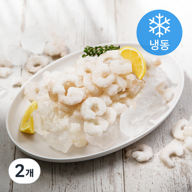 사랑해어 생새우살 (냉동), 600g (100~140 마리), 2개