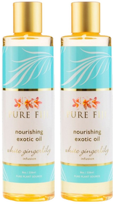 퓨어피지 너리싱 엑조틱 오일 화이트진저릴리 꽃향, 236ml, 2개