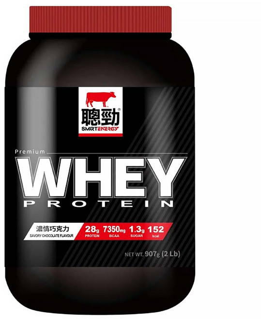 RED COW 紅牛 聰勁即溶乳清蛋白 濃情巧克力風味, 1個, 907g