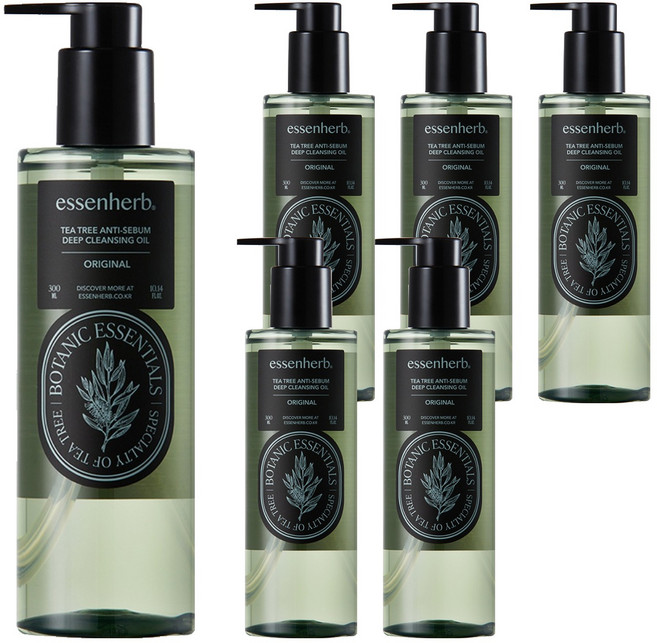 essenherb 茶樹抗皮脂深層清潔油, 300ml, 6個