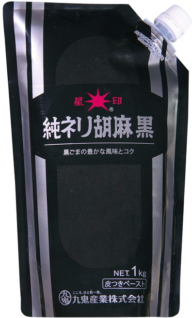 九鬼 星印純胡麻醬SP 黑色, 1kg, 1包