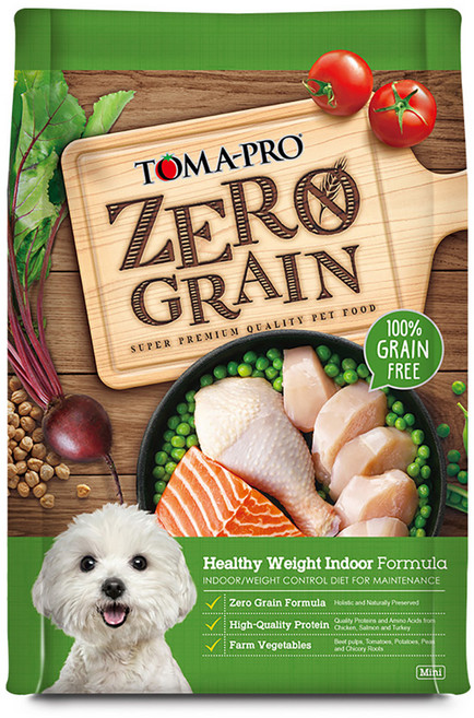 TOMA-PRO 優格 室內犬用 低活動量體重管理配方 零穀小顆粒乾糧, 2.5kg, 1個, 雞肉