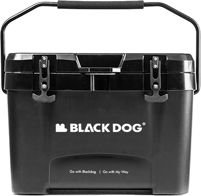 BLACK DOG 黑狗 露營保溫箱 4.9kg, 夜幕黑, 26L