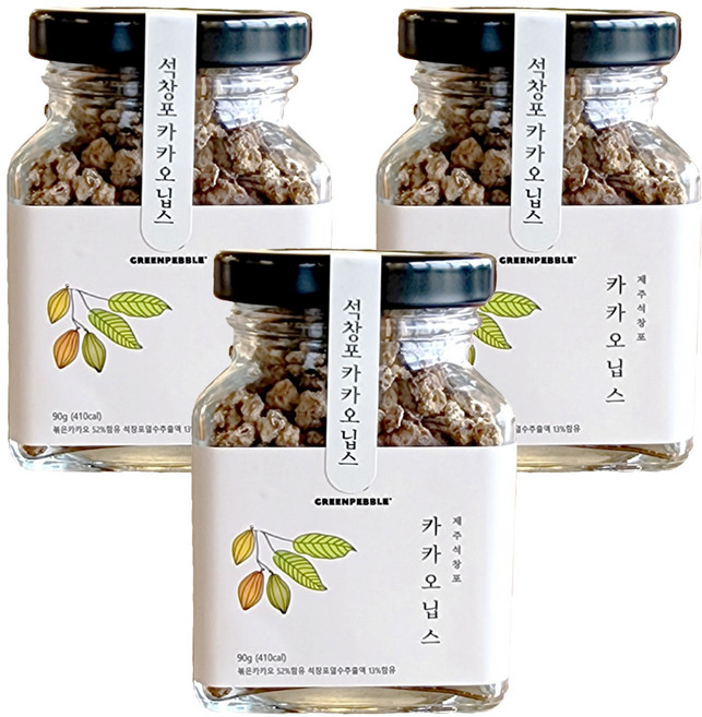 제주석창포 카카오닙스 랜덤발송, 90g, 3개