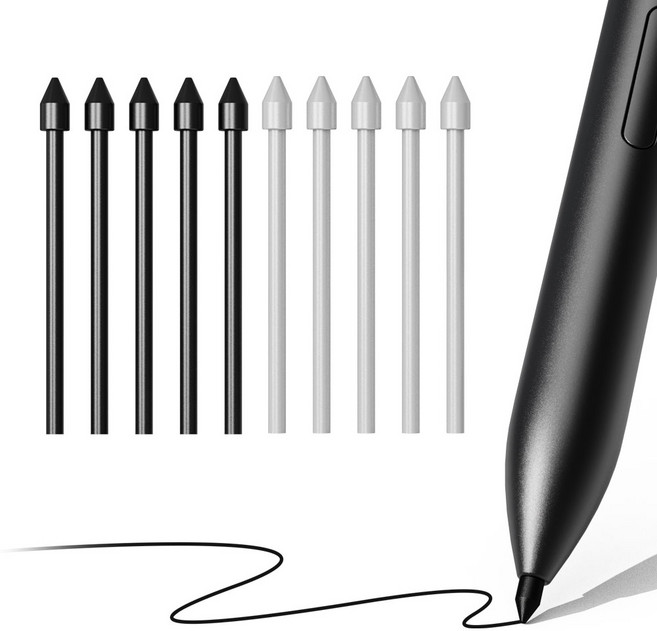 누아트 갤럭시탭 S펜 호환 교체형 펜촉 10p, 믹스, 1세트