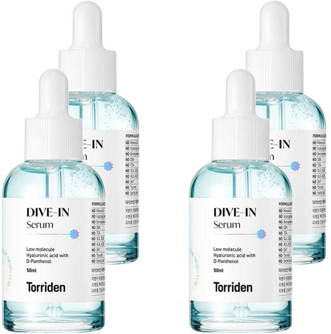 Torriden 官方直營 5D微分子玻尿酸保濕精華, 50ml, 4件