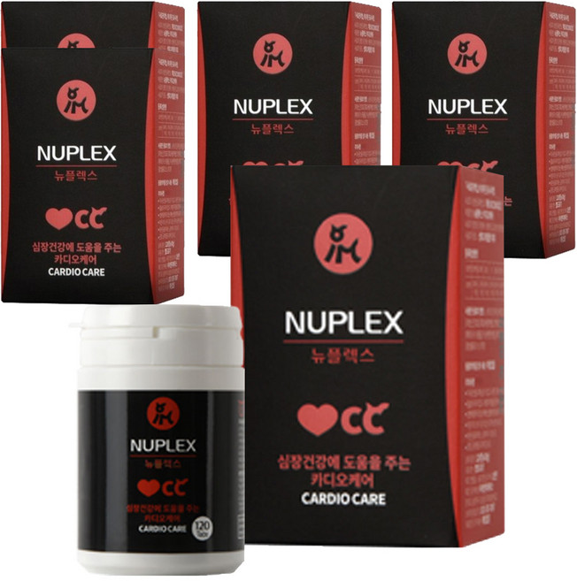 아이앤지메딕스 반려동물 뉴플렉스 영양제, 120정, 심장, 5개