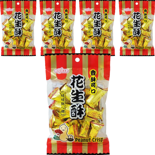 惠香 花生酥, 170g, 5袋