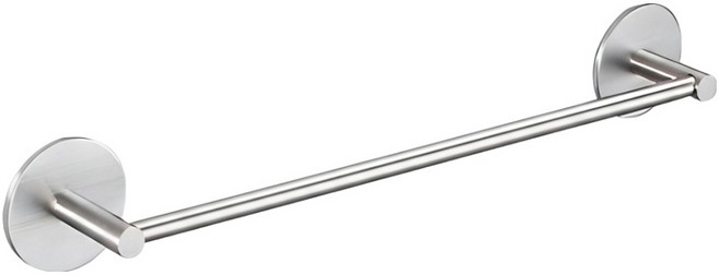 3M 圓形不鏽鋼毛巾架, 1個, 銀色