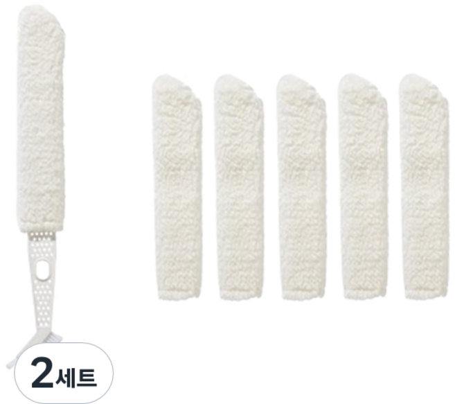 ABM 에어컨 청소 브러쉬 본품 + 리필 5p 세트, 2세트