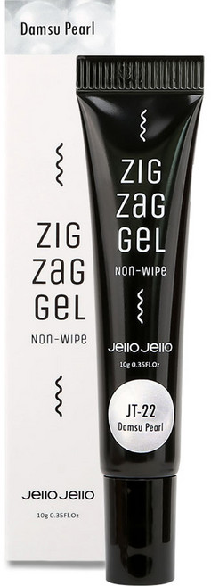 Jello Jello 3D壓花管狀立體鋸齒狀凝膠美甲, JT-22, 10g, 1個