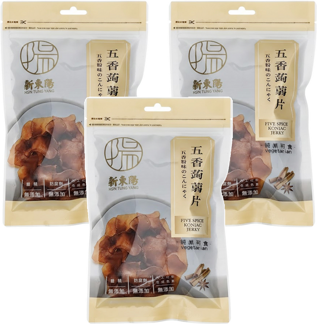 新東陽五香蒟蒻片, 100g, 3包