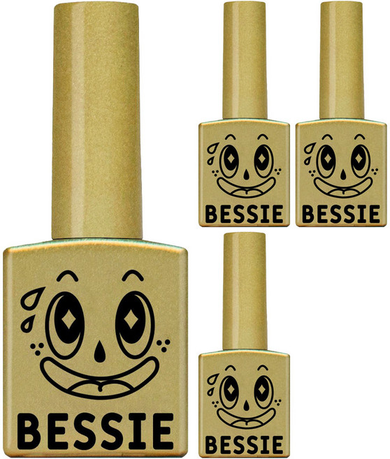 BESSIE 조이풀 썸머 젤네일, GL17 쇼킹바나나, 11ml, 4개