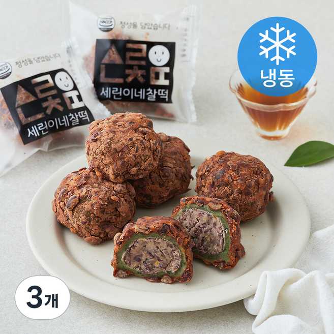 미담라이스 세린이네 찰떡 매운팥찰떡 (냉동), 420g, 1개입, 3개