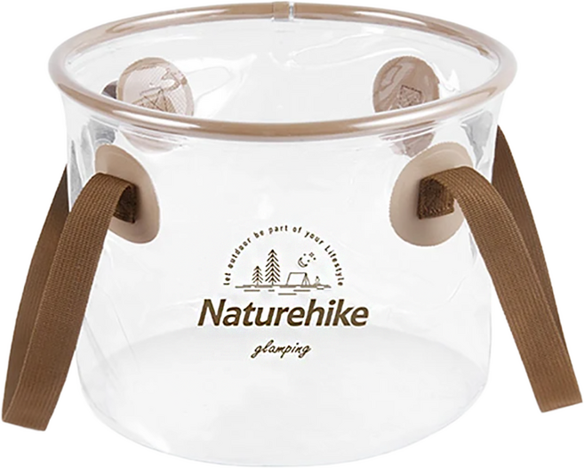 Naturehike 挪客 凌沃便攜可折疊PVC水桶 20L 露營戶外, 透明色