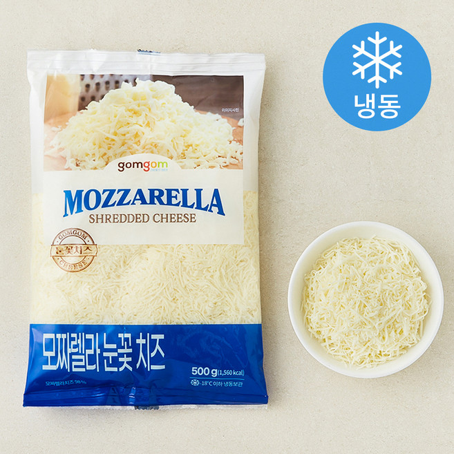 곰곰 모짜렐라 눈꽃치즈 (냉동), 500g, 1개