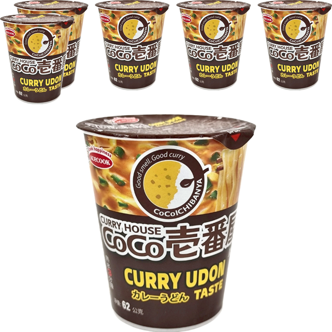 AceCOOK CoCo壱番屋咖哩烏龍麵, 6入
