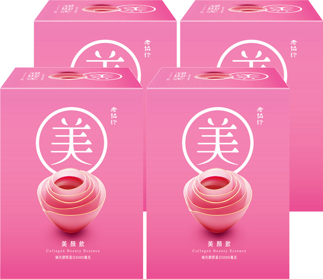 老協珍 美顏飲, 6包, 390ml, 4盒