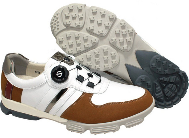 로카버 남성용 카디스 소가죽 다이얼 골프화