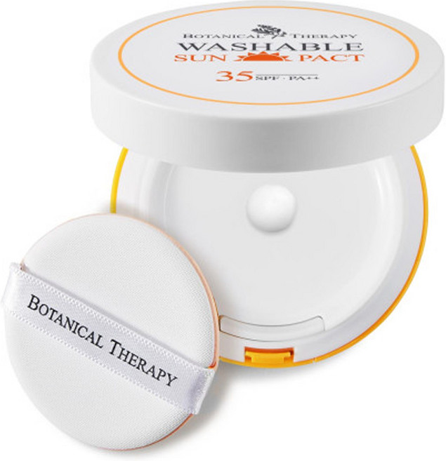 보타니컬테라피 베이비 워셔블 썬팩트 SPF35 PA+++, 15g, 1개