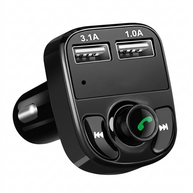 DTAudio 車用藍芽撥放器 45 x 38 x 73mm 35g, HY-82, 黑色