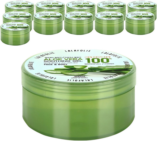 라라폴리 알로에베라 수딩젤, 300ml, 12개