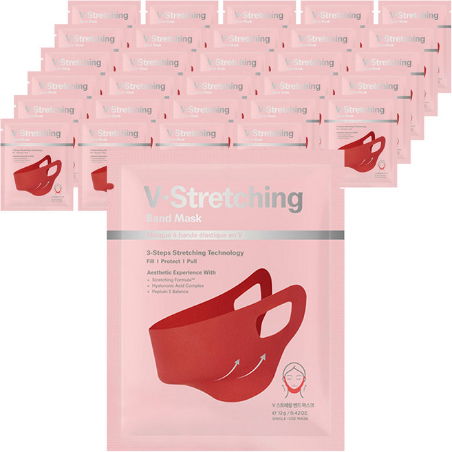 벨라수 V 스트레칭 밴드 마스크, 40개, 1개입