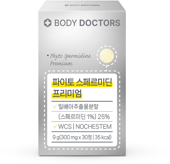 바디닥터스 파이토 스페르미딘 프리미엄, 30정, 1개