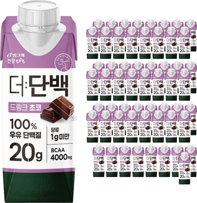 더단백 드링크 초코, 250ml, 72개