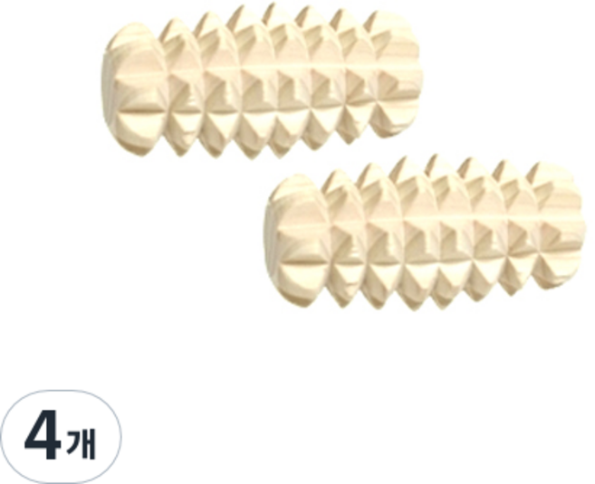 Jayjun 柏樹手足穴位按摩, 4個, 混色