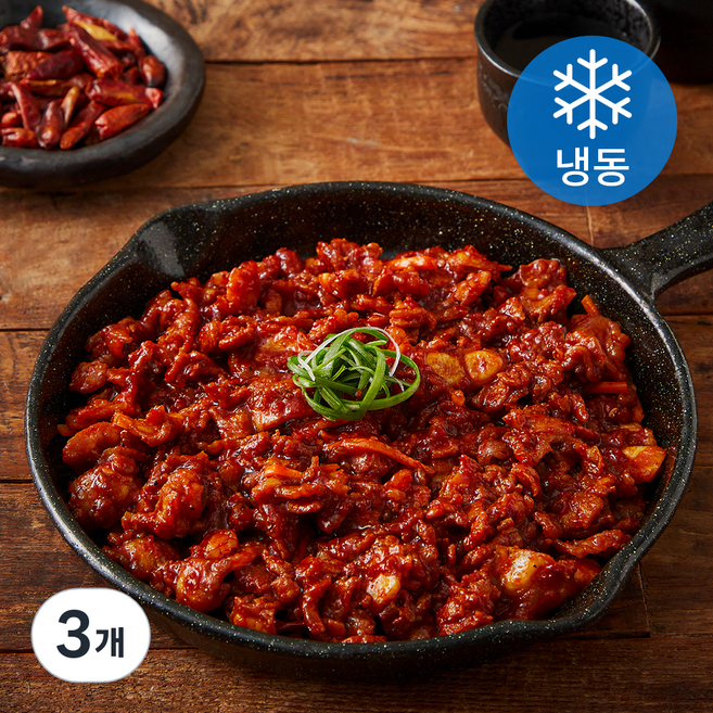 푸딩프렙 오돌뼈볶음 (냉동), 360g, 3개