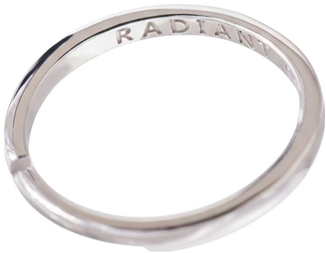 RADIANT STAR 璀璨之星 最初的你簡約素面925純銀可調節戒指 VRS192