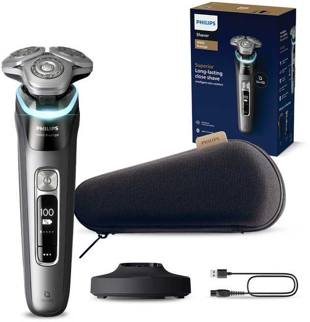 필립스 코리아 i9000 프레스티지 전기면도기, XP9202/10, 다크슬레이트