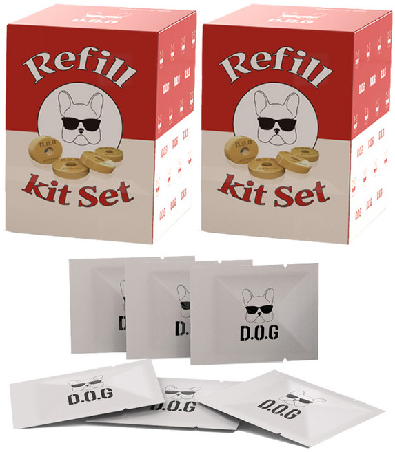 도그독 시그니처 차량용방향제 리필, 2개, 블랙체리