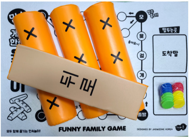 재미존 대형 윷놀이 세트, 혼합색상, 1개