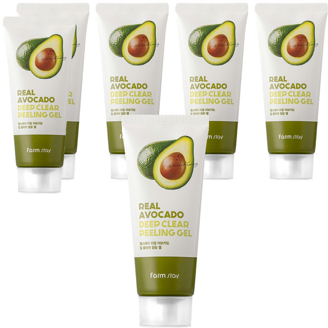 팜스테이 리얼 아보카도 딥 클리어 필링 젤, 100ml, 6개